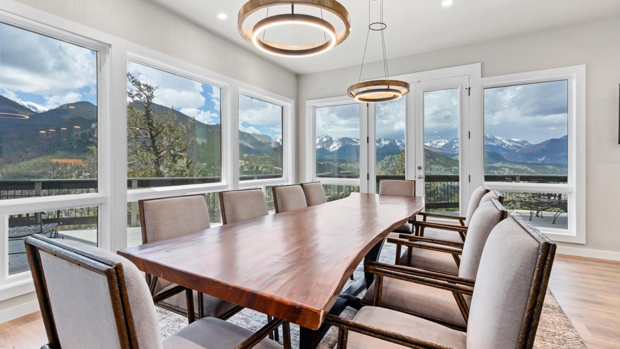 Casa De Cristal-Epic Views-Hottub-Sauna-Sleeps 10-Luxury Linens-Stocked Kitchen Estes Park Eksteriør billede